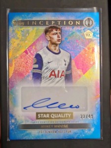 Topps Inception Mikey Moore Autograph /49 Card 2024/2025 - Tottenham Hotspur FC for sale on Ebay