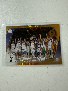 Brand new Topps 25/26 UCC Flagship Tottenham Hotspur FC Europa Winners Card /50  for sale on Ebay