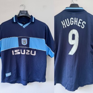 Rare Coventry City Football Shirt Away 2001 Hughes Adults Small for sale on Ebay