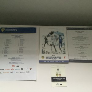 LEEDS UTD V LIVERPOOL PREMIER LEAGUE MATCH PROG/T-SHEET/LANYARD/MENU 06/12/2025 for sale on Ebay