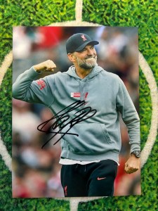 Jurgen Klopp Liverpool FC Signed 8x6” Photo wCOA for sale on Ebay