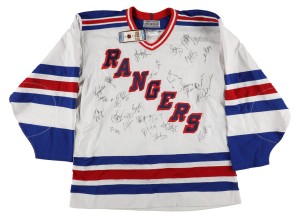 1994-95 New York Rangers Team-Signed Jersey (26 Signatures) - JSA LOA for sale on Ebay