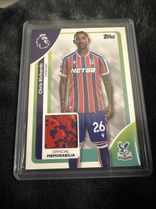 Chris Richards Patch Relic Crystal Palace Topps 2026 Premier League for sale on Ebay