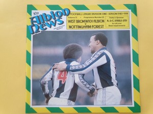 21/3/1981 West Bromwich Albion v Nottingham Forest Football Programme; Div 1 for sale on Ebay