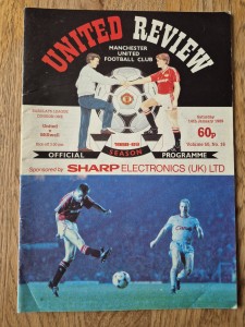 1988/89 Manchester Utd V Millwall Div1 Football Programme for sale on Ebay