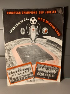 Vintage 1980s European Champions Cup 1982/3 Hibernians v R T S Widzew Lodz for sale on Ebay