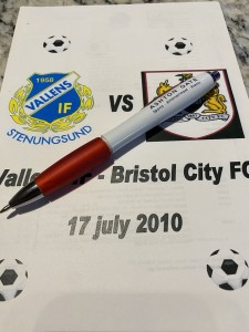 17-07-10. Vallens IF V Bristol City. Pre Season Friendly for sale on Ebay
