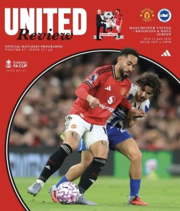 Manchester Man United Utd vs Brighton & Hove Albion 2026 FA Cup Programme  for sale on Ebay