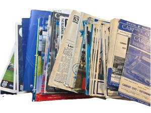 70 Cardiff City Home Programmes 61/62 - 25/26, mostly ECWC Welsh Cup Friendlies. for sale on Ebay