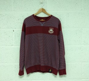 West Ham United Football Club Jumper 100% Cotton - Size L  for sale on Ebay