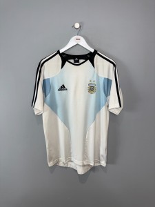 ARGENTINA 2003/04 TRAINING SHIRT  (M)  ADIDAS ORIGINAL VINTAGE FOOTBALL SHIRT for sale on Ebay