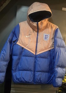 mens England football Lionesses Nike Puffer StormFit Jacket coat Size M for sale on Ebay