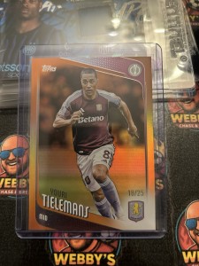 Topps UCC 25/26 Flagship 🔥Youri Tielemans🔥18/25 Aston Villa for sale on Ebay