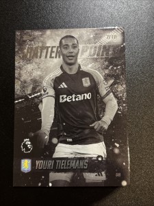 Topps Total Football Youri Tielemans Shatterpoint Aston Villa Numbered /10 for sale on Ebay
