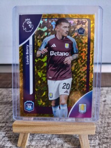 Topps Premier League 25/26 Louie Barry Aston Villa Rookie Sparkle Numbered /299 for sale on Ebay