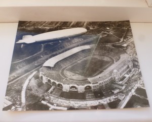 Arsenal v Huddersfield F.A.Cup 1930 Wembley Stadium Graf Zeppelin Press PHOTO for sale on Ebay