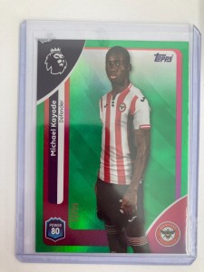 TOPPS PREMIER LEAGUE 2026 MICHAEL KAYODE BRENTFORD GREEN  12/99. for sale on Ebay