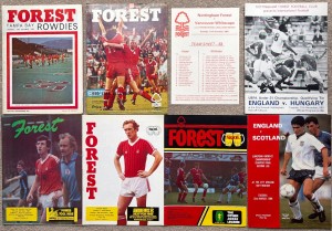 NOTTINGHAM FOREST FC 1980s Rare FRIENDLY FOOTBALL PROGRAMME COLLECTION Job Lot for sale on Ebay