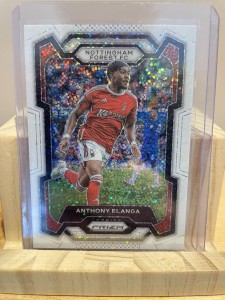 Anthony Elanga (Nottingham Forest) Panini Prizm, White Sparkle SSP for sale on Ebay