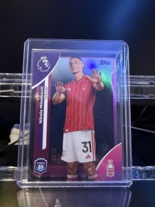Topps Premier League 2026 Nottingham Forest Nikola Milenkovic - Numbered /10 for sale on Ebay
