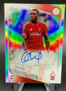 Topps UCC Flagship 2025-26 # Callum Hudson-Odoi # Forest # Auto Autograph for sale on Ebay