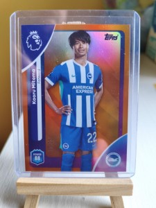 Topps Premier League 2025/2026 Kaoru Mitoma Brighton Refractor Numbered 10/25 for sale on Ebay