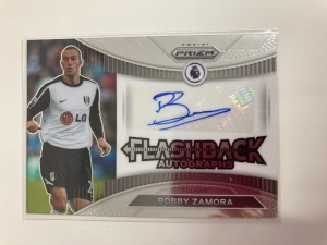 PANINI PRIZM 22/23 BOBBY ZAMORA FULHAM FLASHBACK AUTO . for sale on Ebay