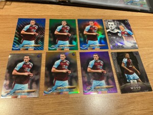 BURNLEY CHRIS WOOD AUTOGRAPH CARDS X8 FIVE NUMBERED ( DIFFERENT COLOURS) for sale on Ebay