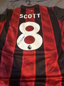 Alex Scott Signed Shirt With Coa for sale on Ebay
