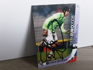 PETR CECH - CZECH REPUBLIC Signed Panini Euro 2008 Football trading card for sale on Ebay