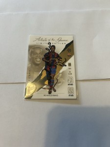 Ronaldinho Original Signed Barcelona Topps Football Card Brazil Legend for sale on Ebay