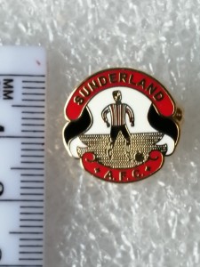Sunderland FC Badge - Red - Black - White for sale on Ebay