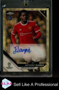ANTHONY ELANGA 1/1 AUTO TOPPS 2021/22 TOPPS UCL MANCHESTER UNITED RC 2022 ENG for sale on Ebay