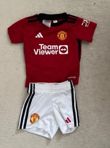 Manchester United Away Kit - Adidas Man Utd Shirt & Shorts 6-9 months for sale on Ebay