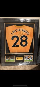 Match worn and signed shirt from wolves old captain j.moutinho  2019:2020 seaso for sale on Ebay