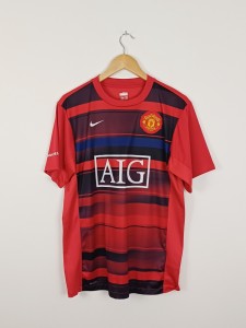 Manchester United Training Football Shirt 2008/09 Adults Medium Nike Red E822 for sale on Ebay