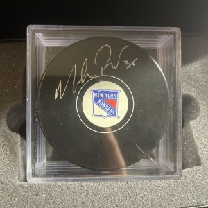 Mike Richter New York Rangers Signed Hockey Puck for sale on Ebay