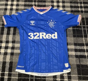 Glasgow Rangers FC Retro Top - Small Men's for sale on Ebay