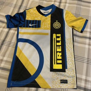 Inter Milan Football Shirt, Size Medium Children’s Men’s for sale on Ebay