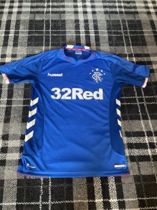 Glasgow Rangers Retro Football Shirt Medium for sale on Ebay