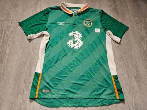 Mens Umbro Republic of Ireland Home football shirt 2016 - 2018 Size XL for sale on Ebay