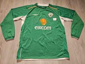 Mens Umbro Republic of Ireland Home football shirt 2004 - 2006 Size L for sale on Ebay