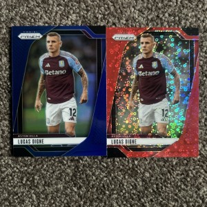 Lucas Digne Aston Villa Panini Prizm 14/49 And 105/299 for sale on Ebay