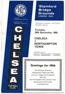 Chelsea v Northampton Town - 1965/66 programme for sale on Ebay