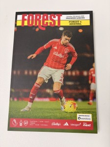 NOTTINGHAM FOREST V ARSENAL PROGRAMME   17/01/2026 MINT COND for sale on Ebay
