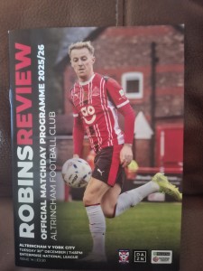 Altrincham v York City 2025/26 Mint  for sale on Ebay