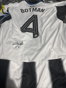 Sven Botman Hand Signed Newcastle Shirt With Coa (rare!) for sale on Ebay