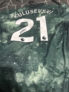 Kulusevski Signed Shirt With Coa for sale on Ebay