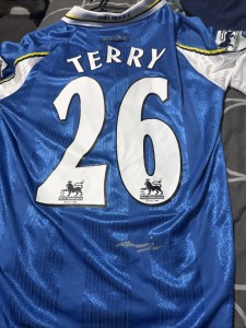 John Terry Hand Signed Shirt With Coa (rare!) for sale on Ebay
