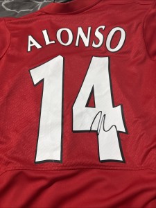 Xabi Alonso Signed Liverpool Shirt With Coa for sale on Ebay